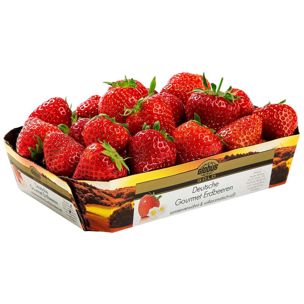 Produktabbildung GLOBUS Gold Erdbeeren, Schale