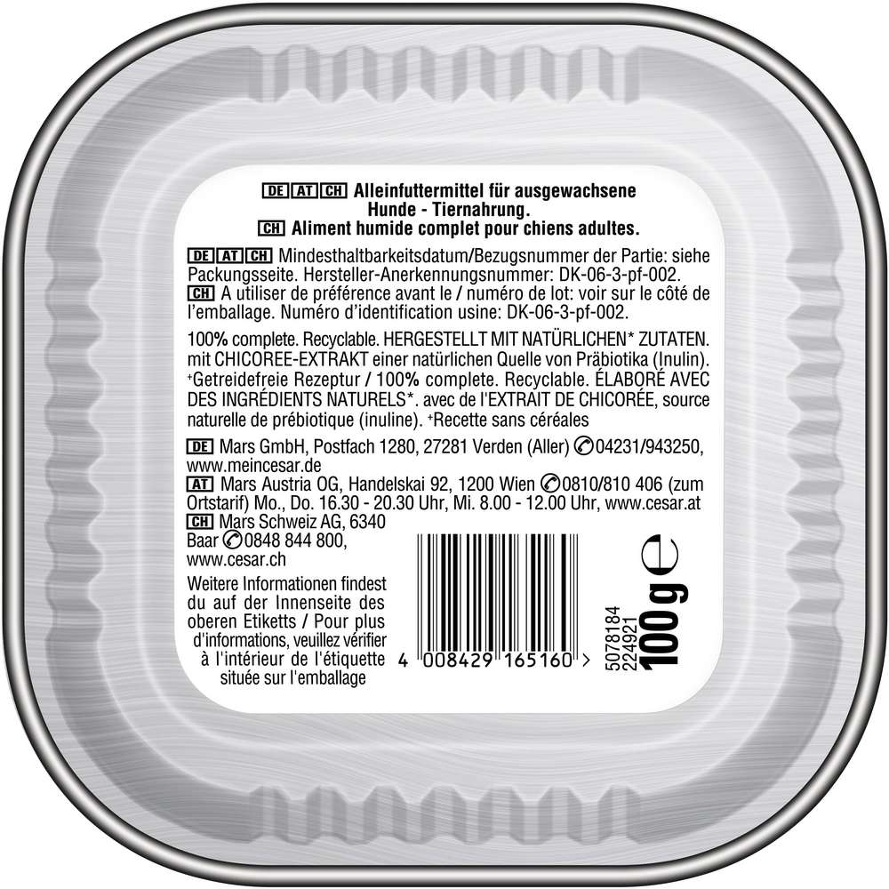 Produktabbildung Cesar Bunde-Nassfutter Natural Goodness, HUhn