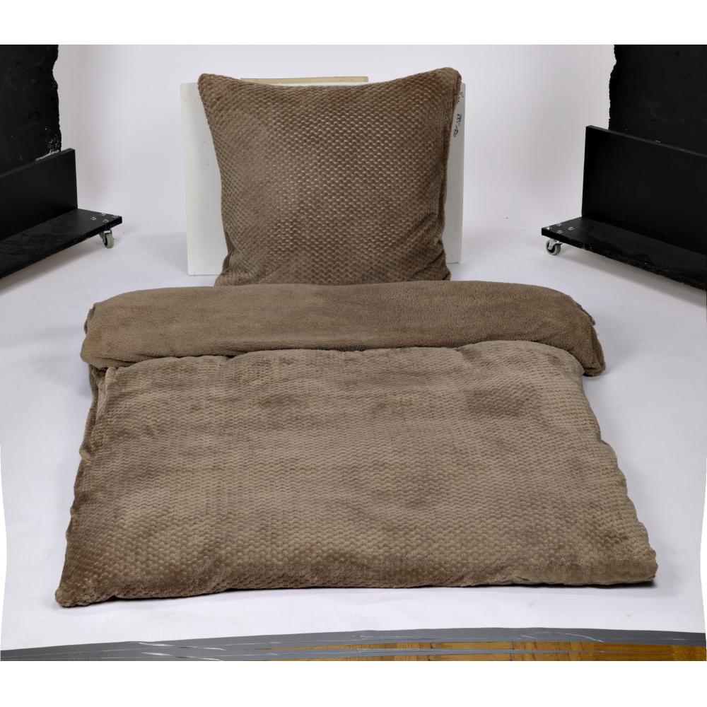 Produktabbildung keine Marke Jacquard-Flanell-Bettwäsche, je Garnitur