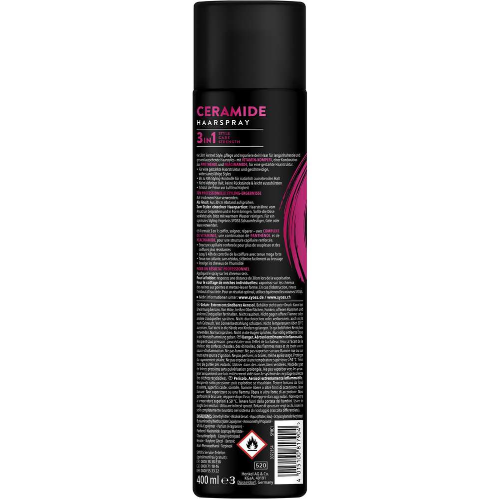 Produktabbildung Syoss Haarspray Ceramide