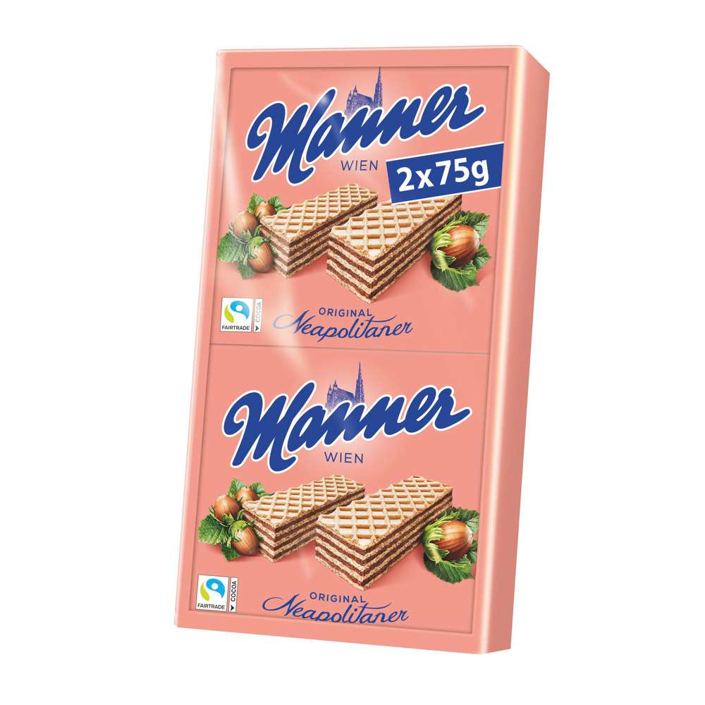 Produktabbildung Manner Neapolitaner Waffeln, Haselnuss
