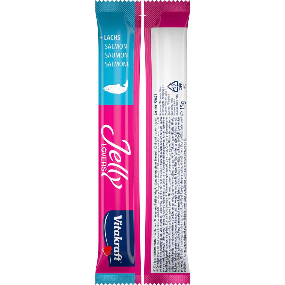 Produktabbildung Vitakraft Katzen-Snack Jelly Lovers, Scholle/Lachs