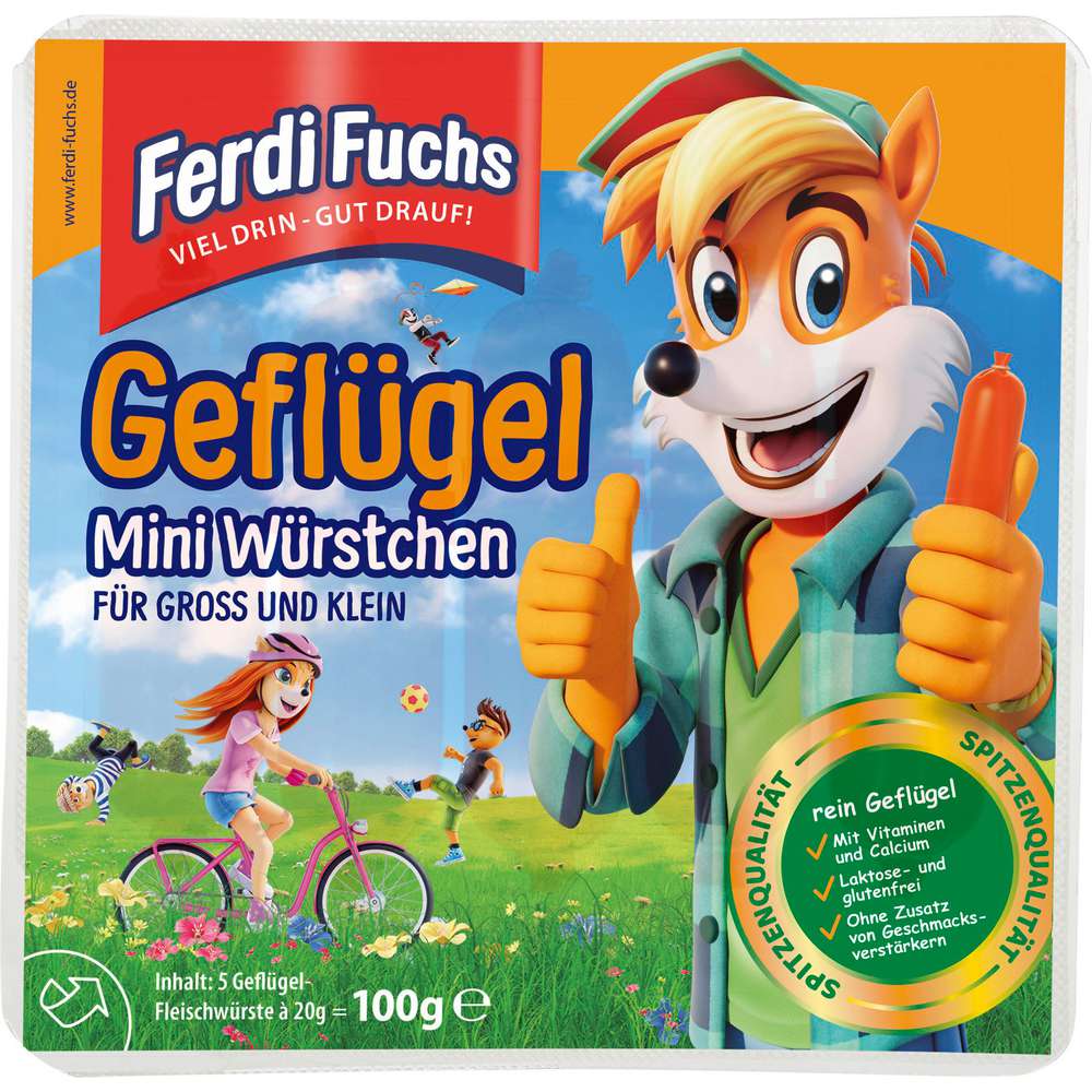 Produktabbildung Ferdi Fuchs Mini-Geflügelwürstchen