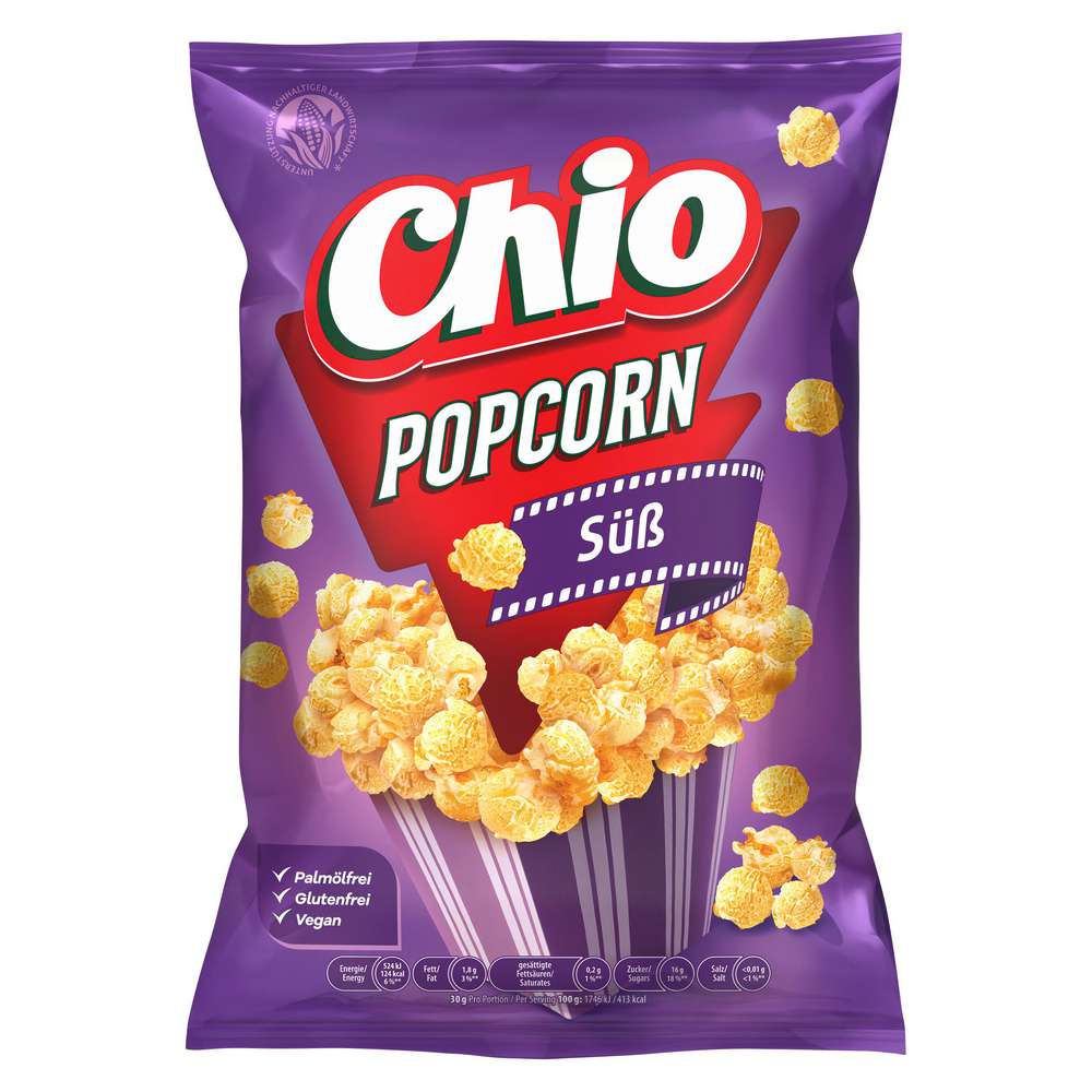 Produktabbildung Chio Ready Made Popcorn, Süß
