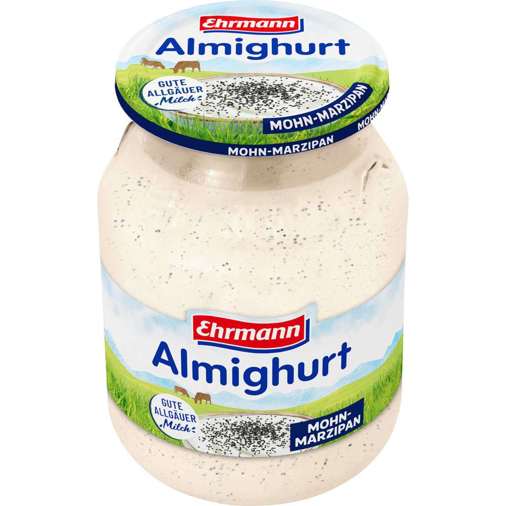 Produktabbildung Ehrmann Joghurt Almighurt, Mohn-Marzipan