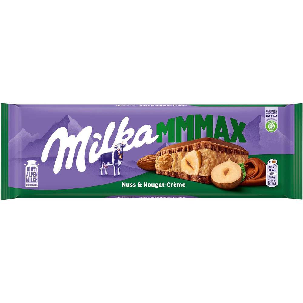 Produktabbildung Milka Tafelschokolade, Nuss-Nougat