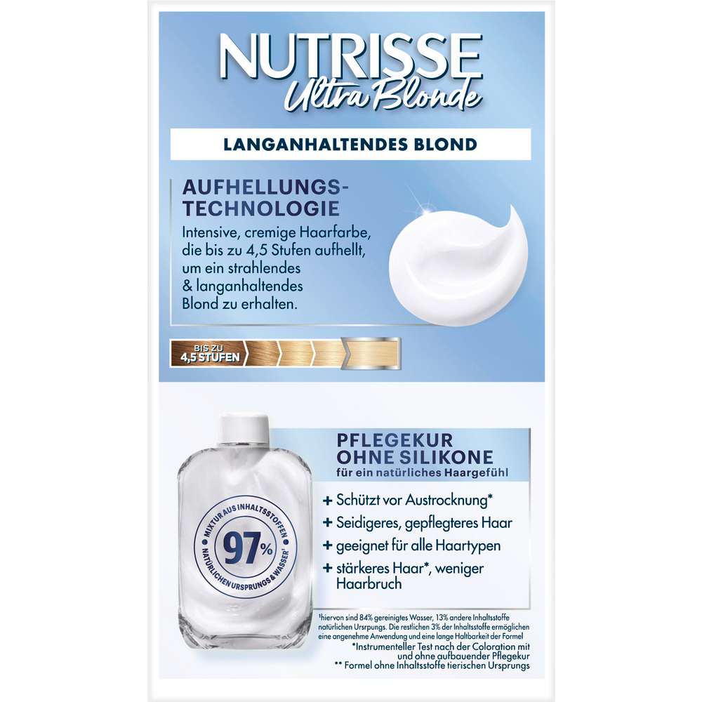 Produktabbildung Garnier Haarfarbe-Creme Nutrisse, 100 Sommerblond