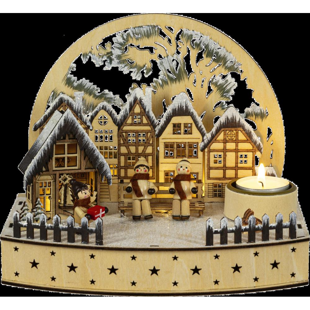 Produktabbildung keine Marke Mini-Lichterbogen Winterkinder