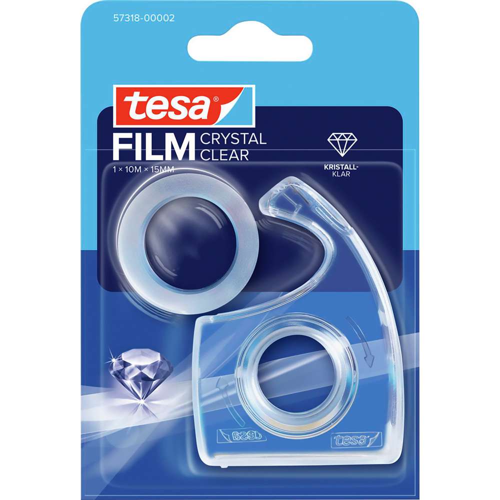 Produktabbildung tesa Handabroller + Klebefilm kristall-klar