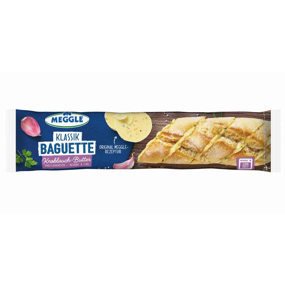 Produktabbildung Meggle Baguette, Knoblauch