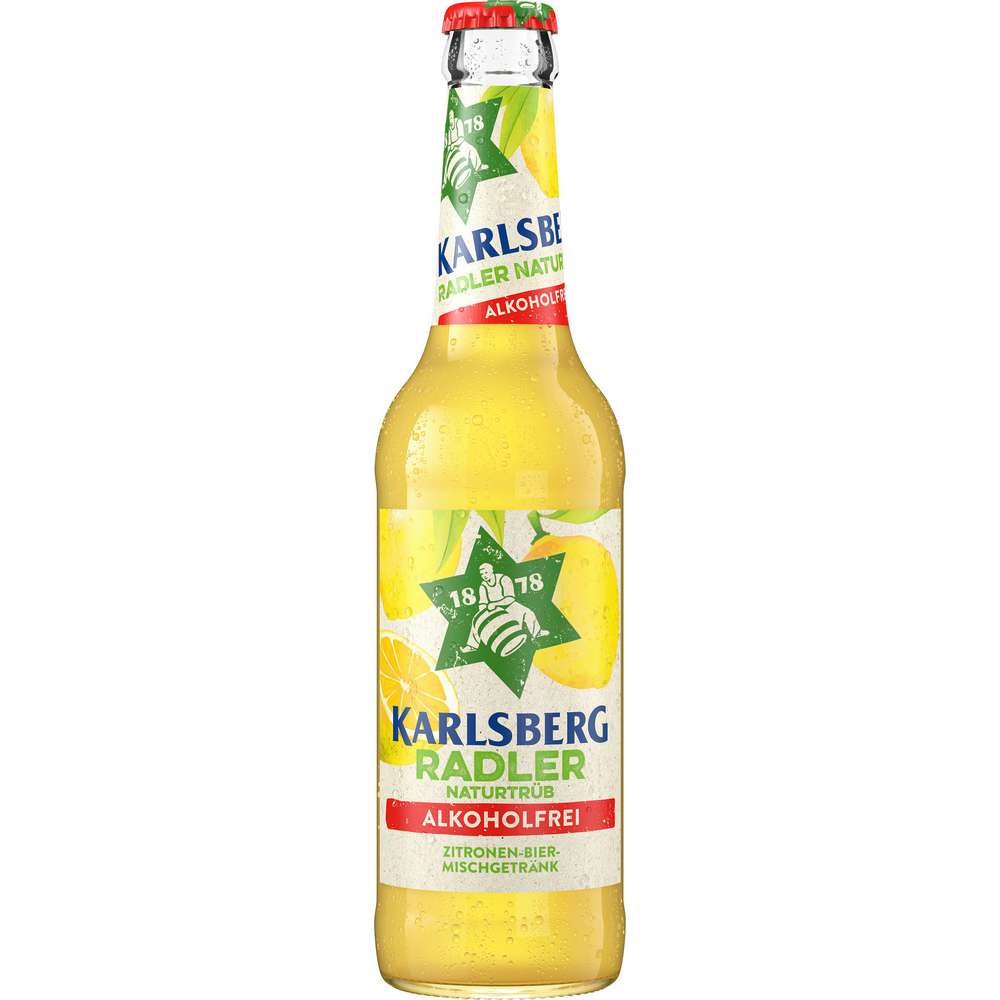 Produktabbildung Karlsberg Biermischgetränk, Radler, alkoholfrei