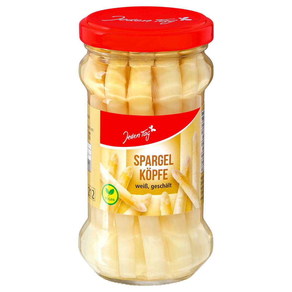 Produktabbildung Jeden Tag Spargelköpfe weiß