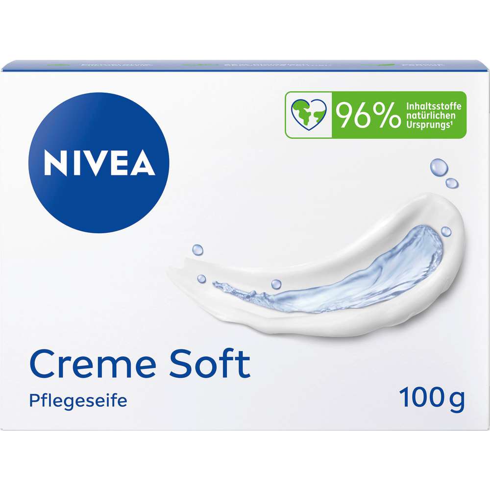 Produktabbildung Nivea Festseife Creme Soft, Pflegeseife Stück