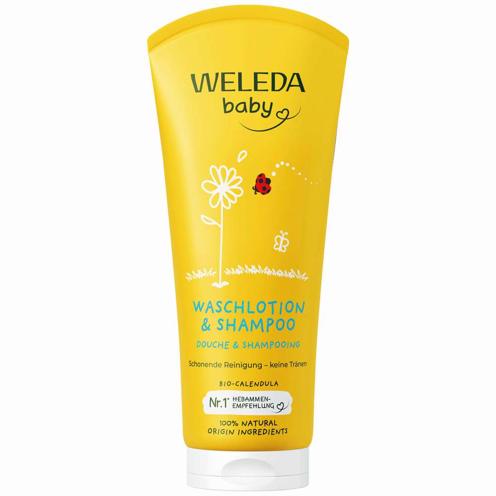 Produktabbildung Weleda Waschlotion & Shampoo Baby, Calendula