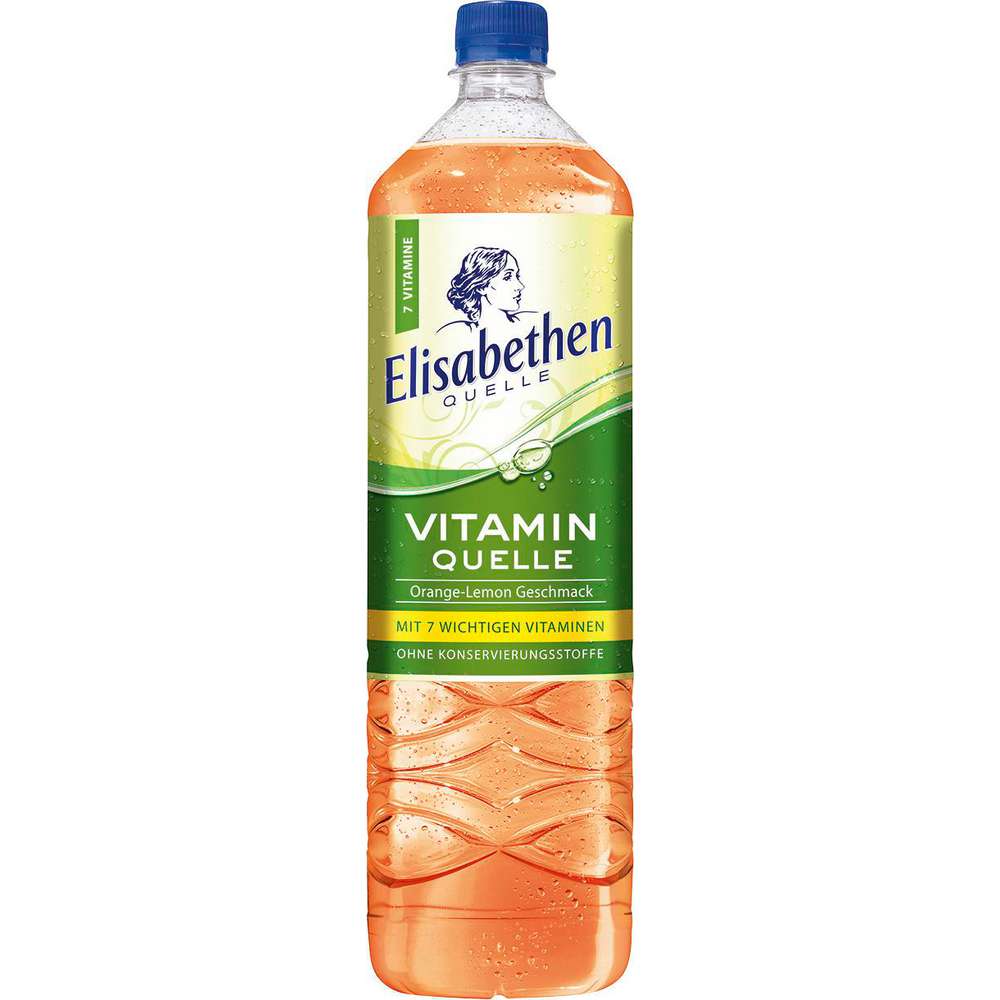 Produktabbildung Elisabethen Quelle Vitamin Quelle Orange-Lemon Mineralwasser, Naturelle