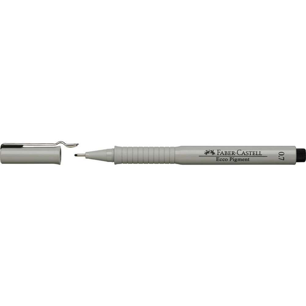 Produktabbildung Faber-Castell Tintenschreiber Ecco Pigment, 0,7 mm, schwarz