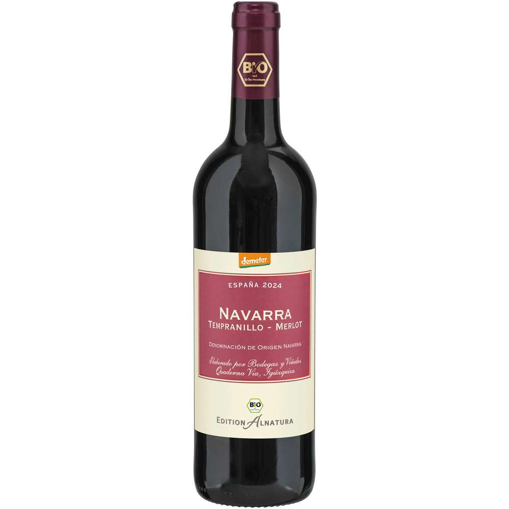 Produktabbildung Alnatura Edition Navarra Tempranillo-Merlot DO, Rotwein