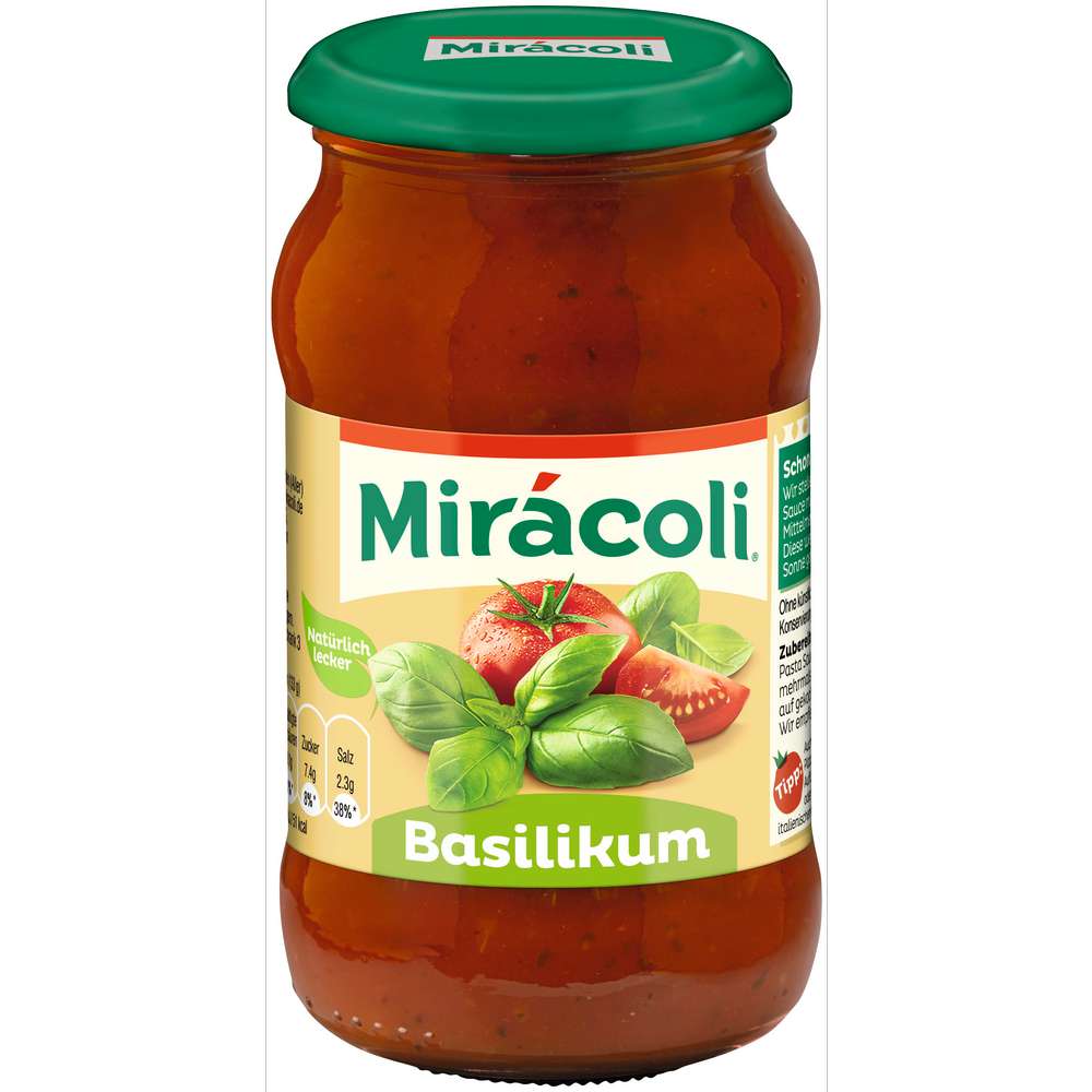 Produktabbildung Miracoli Pastasoße, Basilikum