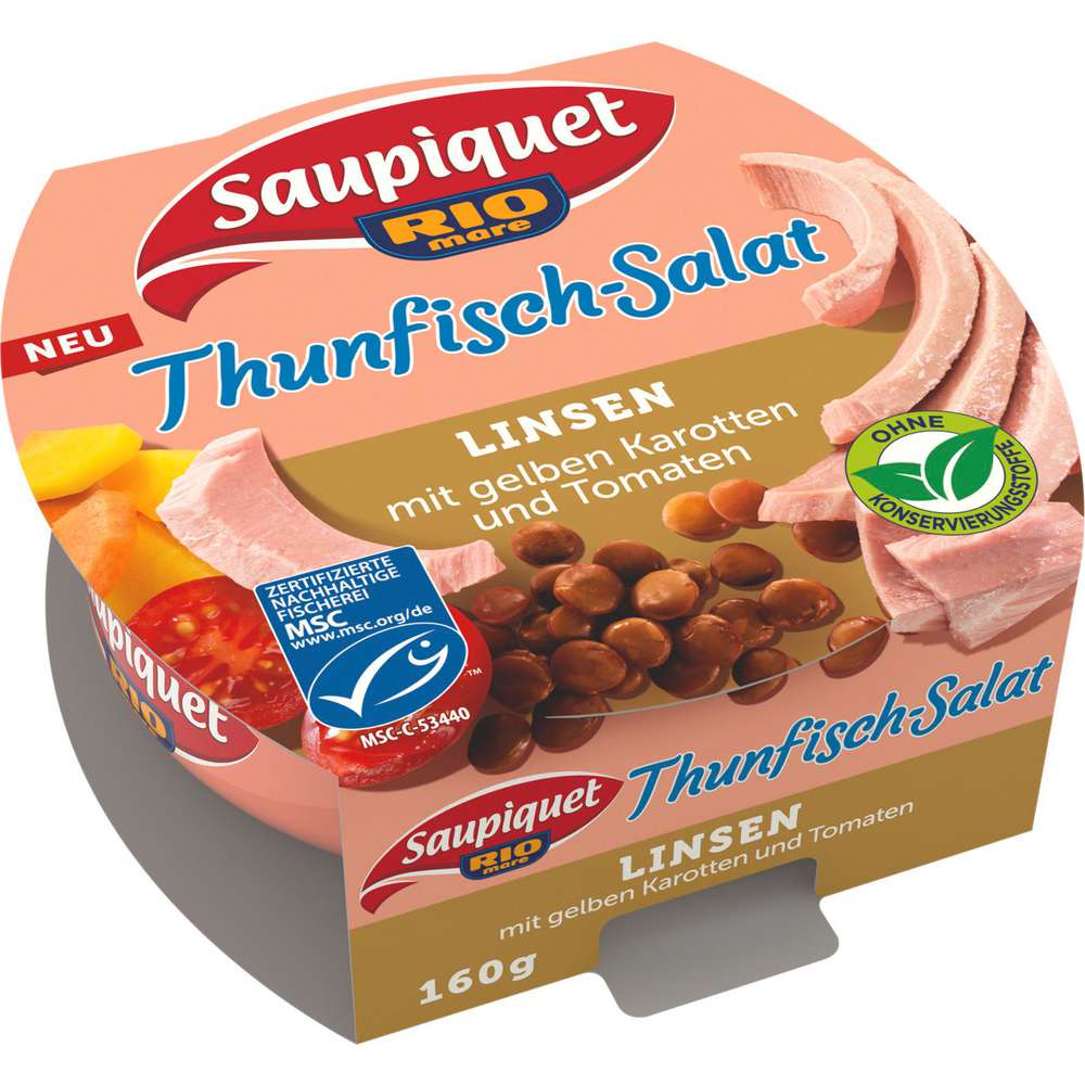 Produktabbildung Saupiquet Thunfisch-Salat Linsen
