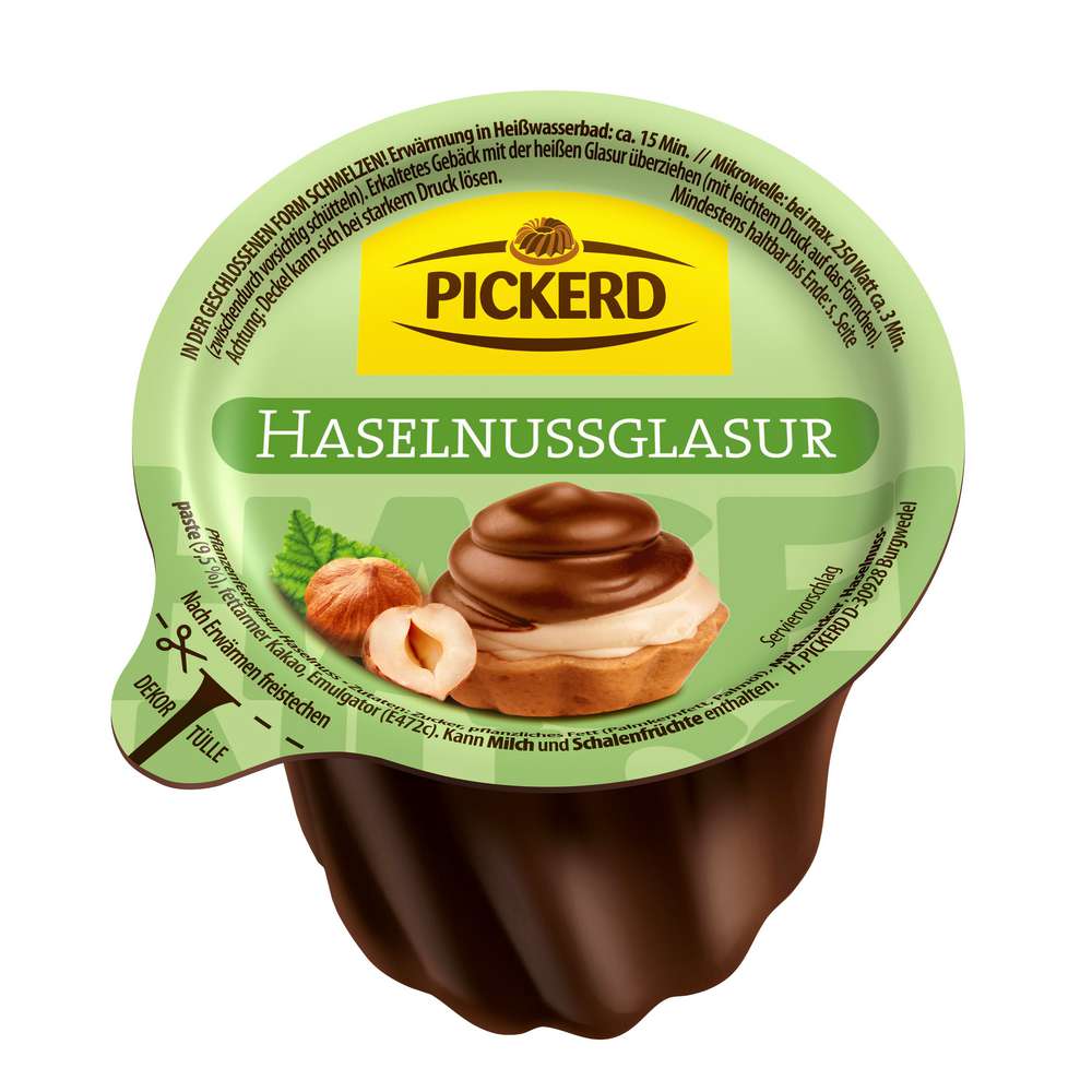 Produktabbildung Pickerd Kuchenglasur, Haselnuss