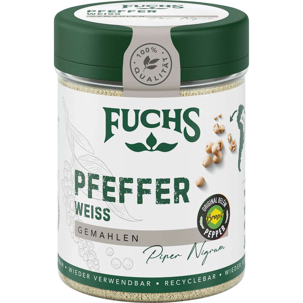 Produktabbildung Fuchs Pfeffer weiss, gemahlen