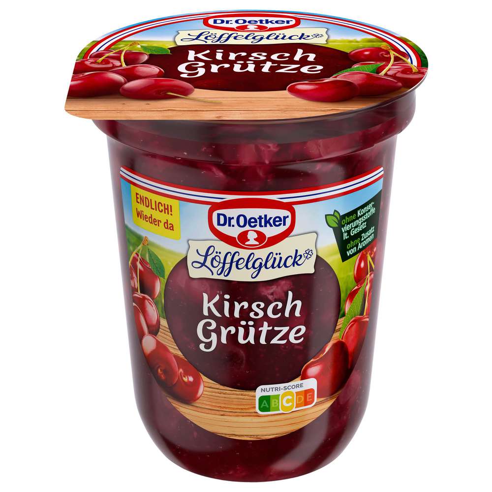 Produktabbildung Dr. Oetker Kirsch Grütze, Löffelglück