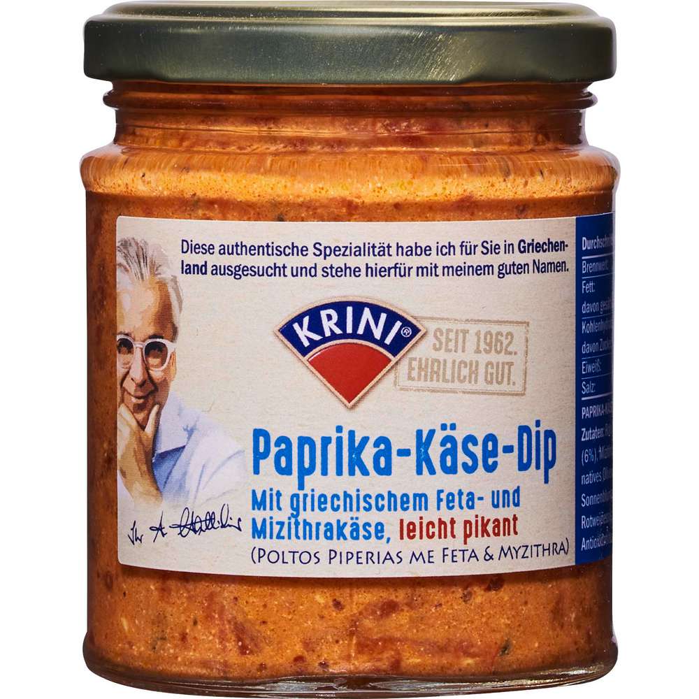 Produktabbildung Krini Paprika-Käse-Dip, leicht pikant