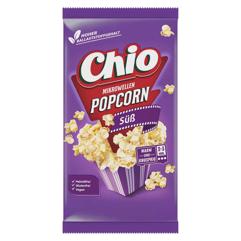 Produktabbildung Chio Mikrowellen Popcorn Süß