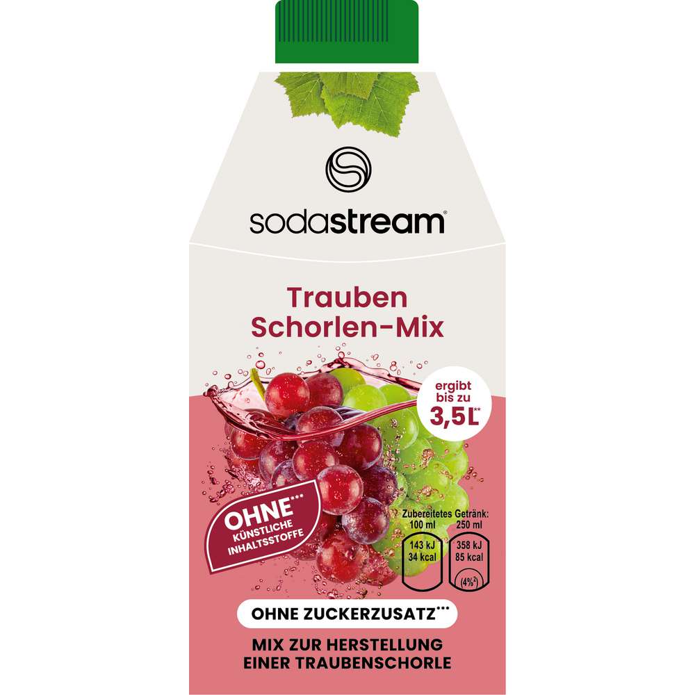 Produktabbildung Sodastream Sirup Trauben-Schorlen-Mix