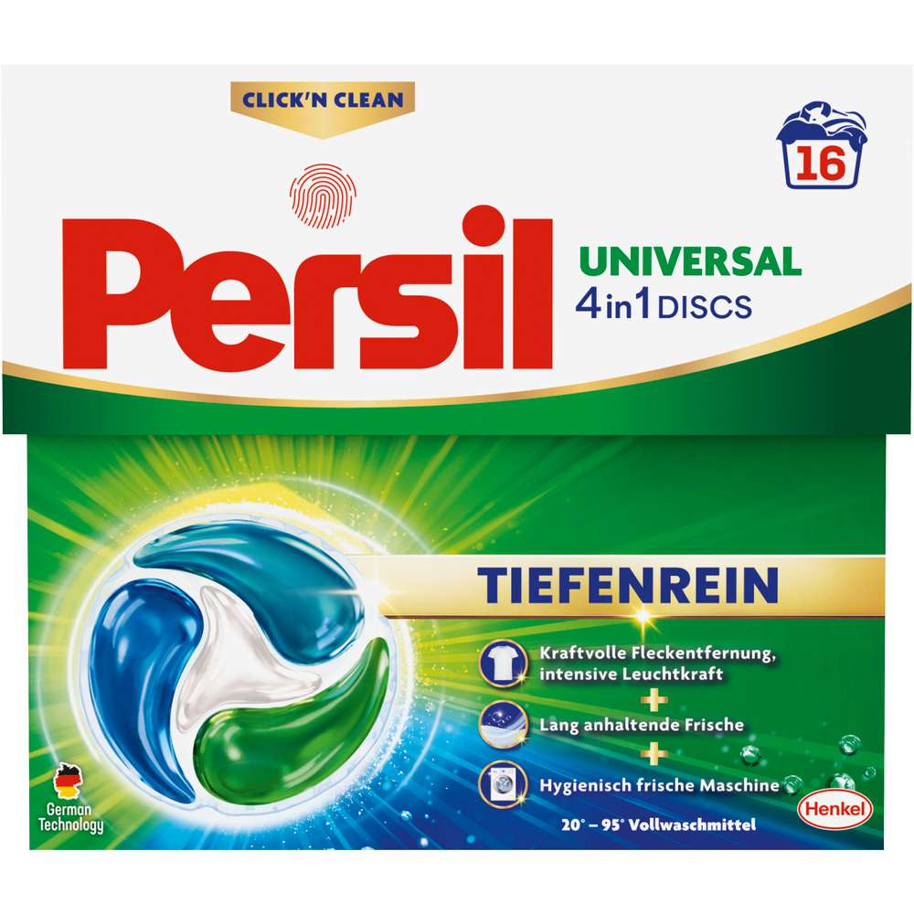 Produktabbildung Persil Universal-Waschmittel Discs 4in1 Tiefenrein