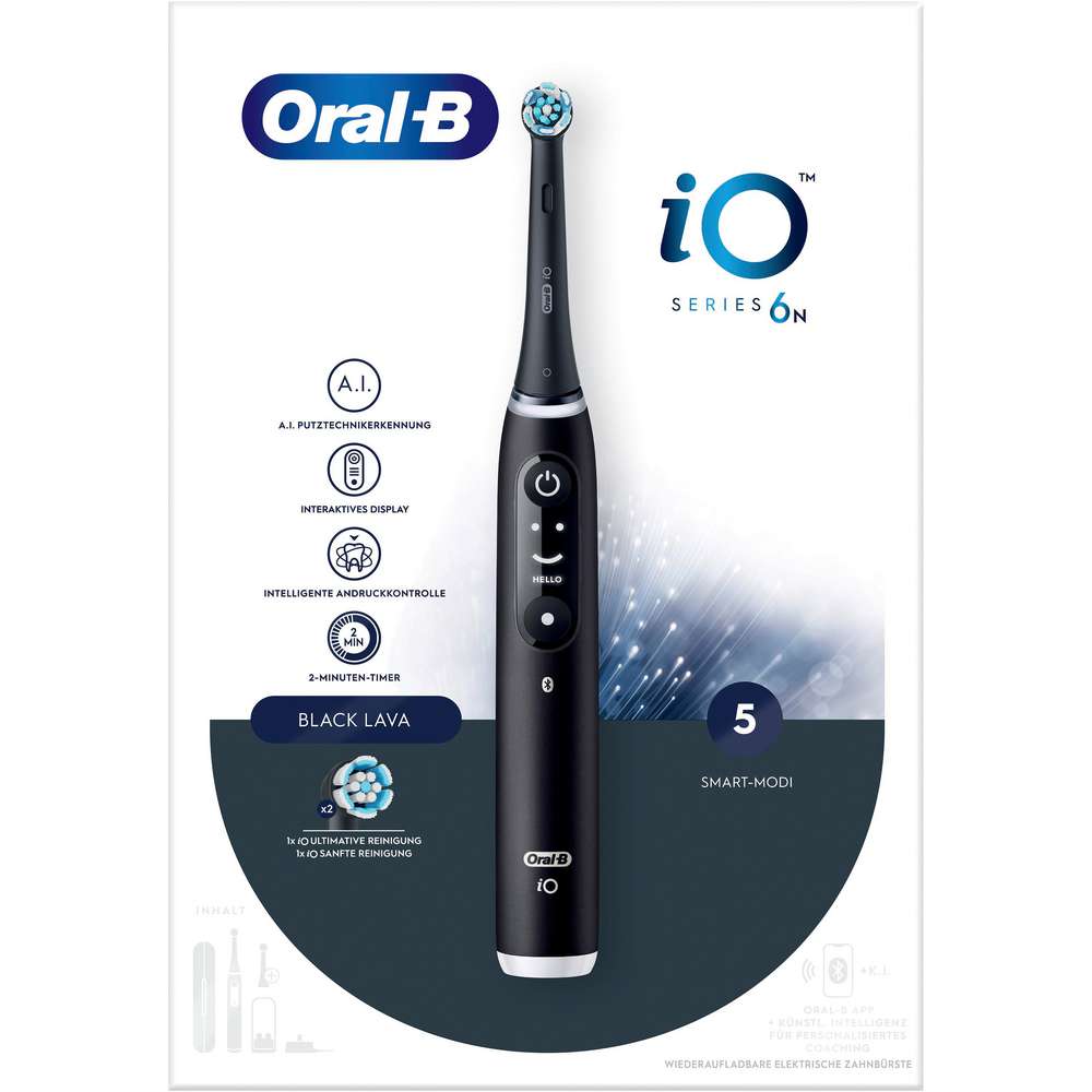 Produktabbildung Oral-B Elektrische Zahnbürste iO Series 6, Black Lava