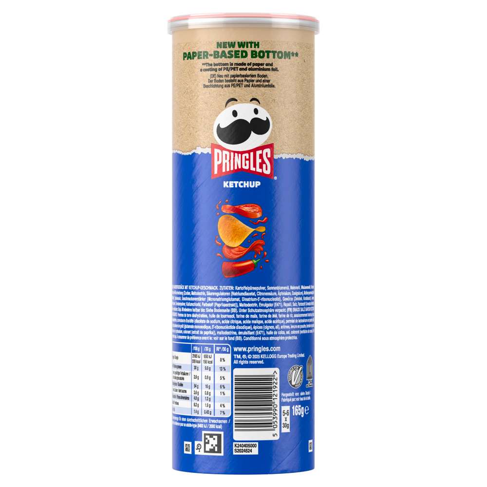 Produktabbildung Pringles Chips, Ketchup