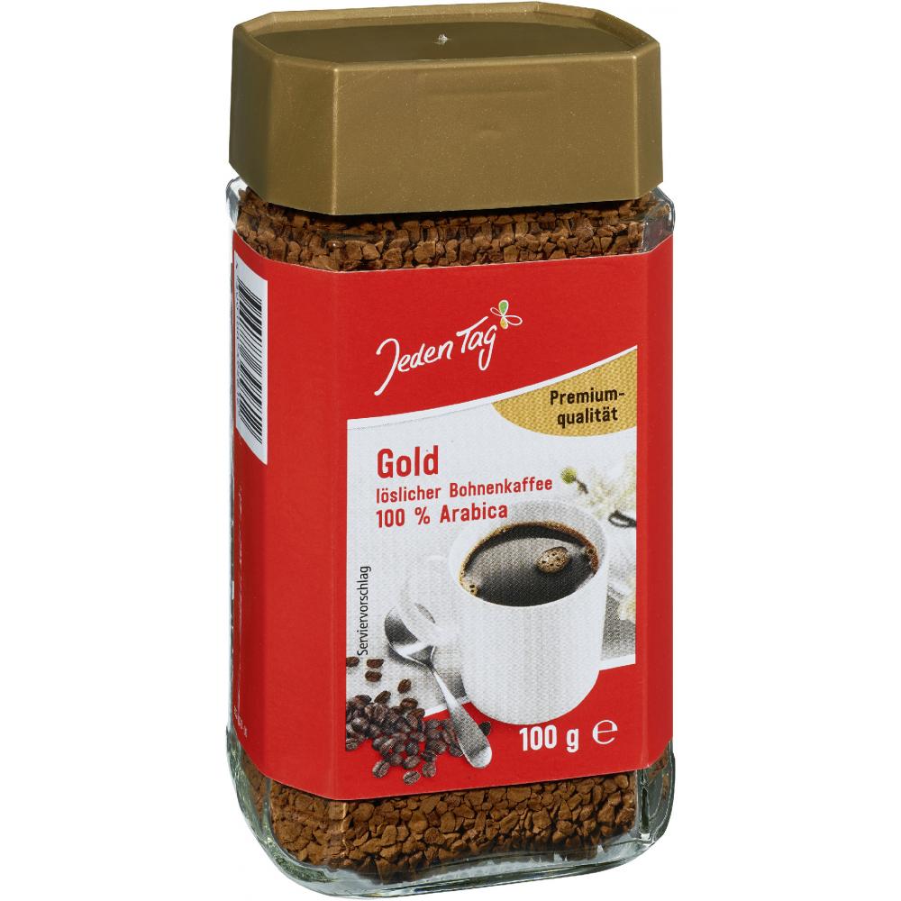 Produktabbildung keine Marke Jeden Tag Instant Kaffee Gold, 100 g