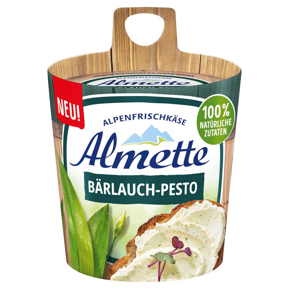Produktabbildung Almette Frischkäse Bärlauch-Pesto
