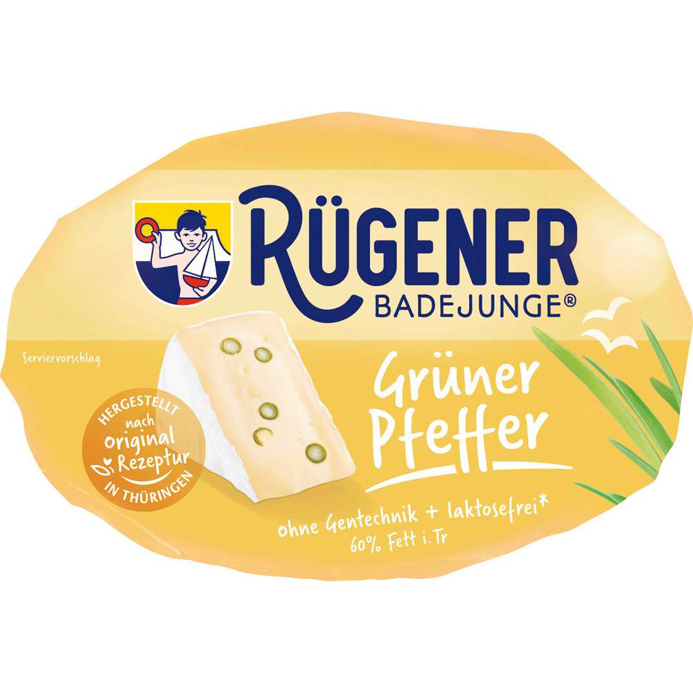 Produktabbildung Rügener Badejunge Weichkäse Grüner Pfeffer