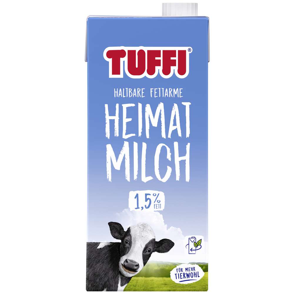 Produktabbildung Tuffi H-Heimatmilch 1,5 % Fett