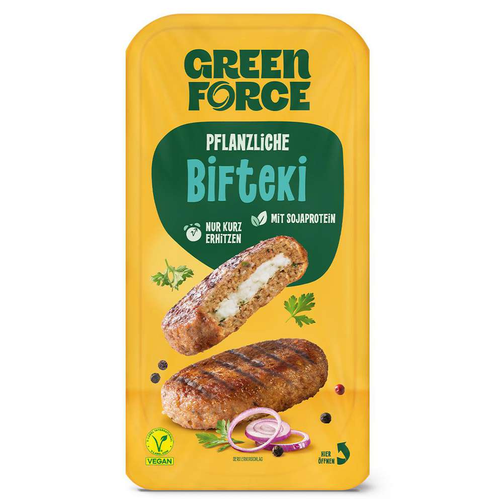 Produktabbildung GREENFORCE Bifteki Vegan