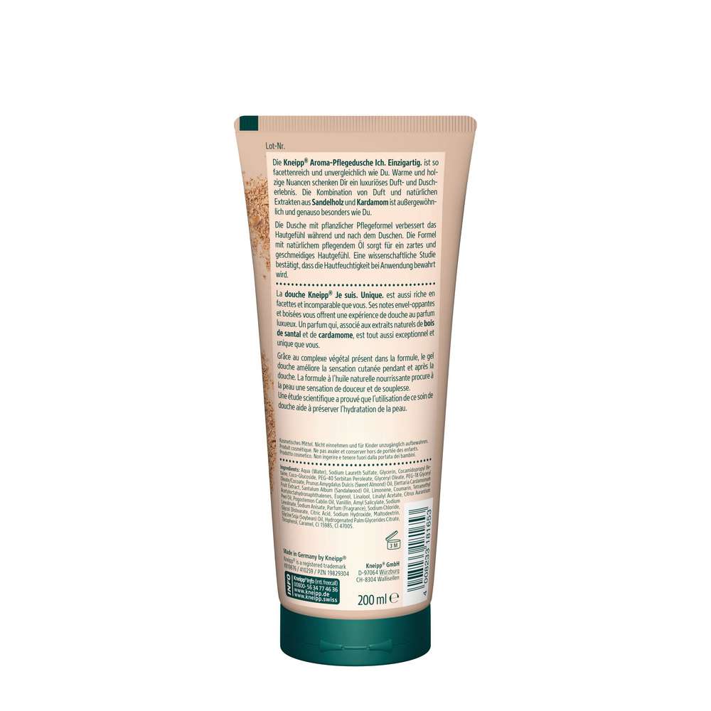 Produktabbildung Kneipp Aroma Pflegedusche Einzigartig, Sandelholz-Kardamom