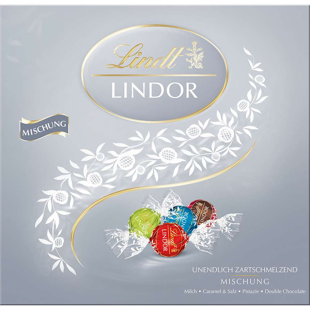 Produktabbildung Lindt Lindor Schokokugeln, Mischung, Präsent