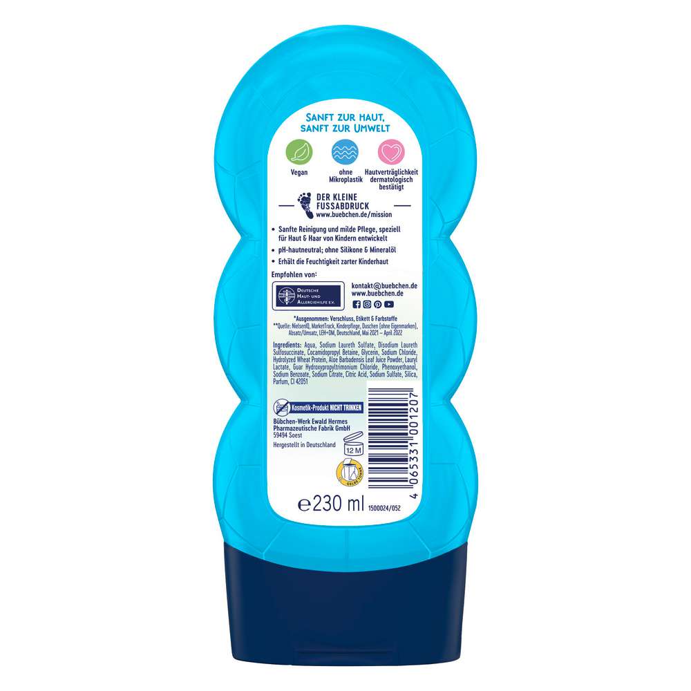 Produktabbildung Bübchen Kinder 2in1 Shampoo + Duschgel, Sportsfreund