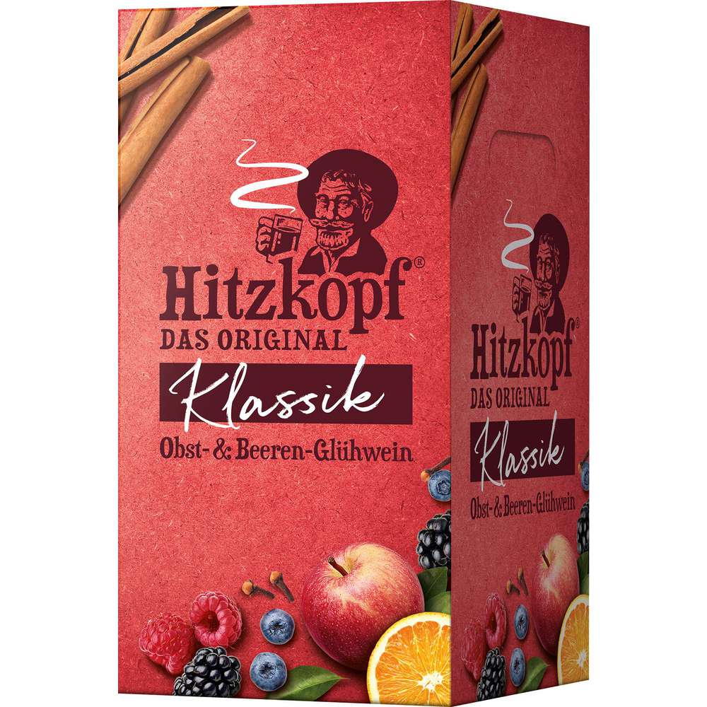 Produktabbildung Hitzkopf Fruchtglühwein, Obst- & Beeren, 9 %