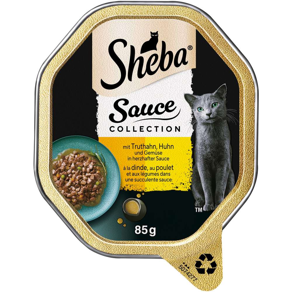 Produktabbildung Sheba Katzen-Nassfutter, Truthahn/Huhn/Gemüse