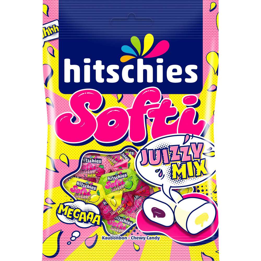 Produktabbildung Hitschler Kaubonbons Softi, Juizzy Mix