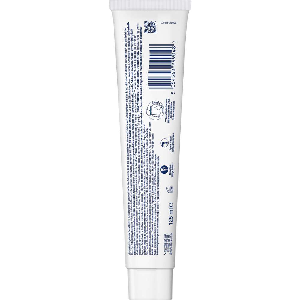 Produktabbildung Odol Med 3 Zahncreme 3-fach Schutz, Kariesschutz