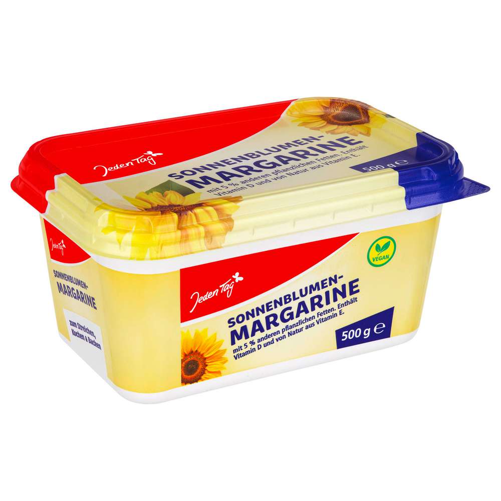 Produktabbildung Jeden Tag Sonnenblumen-Margarine