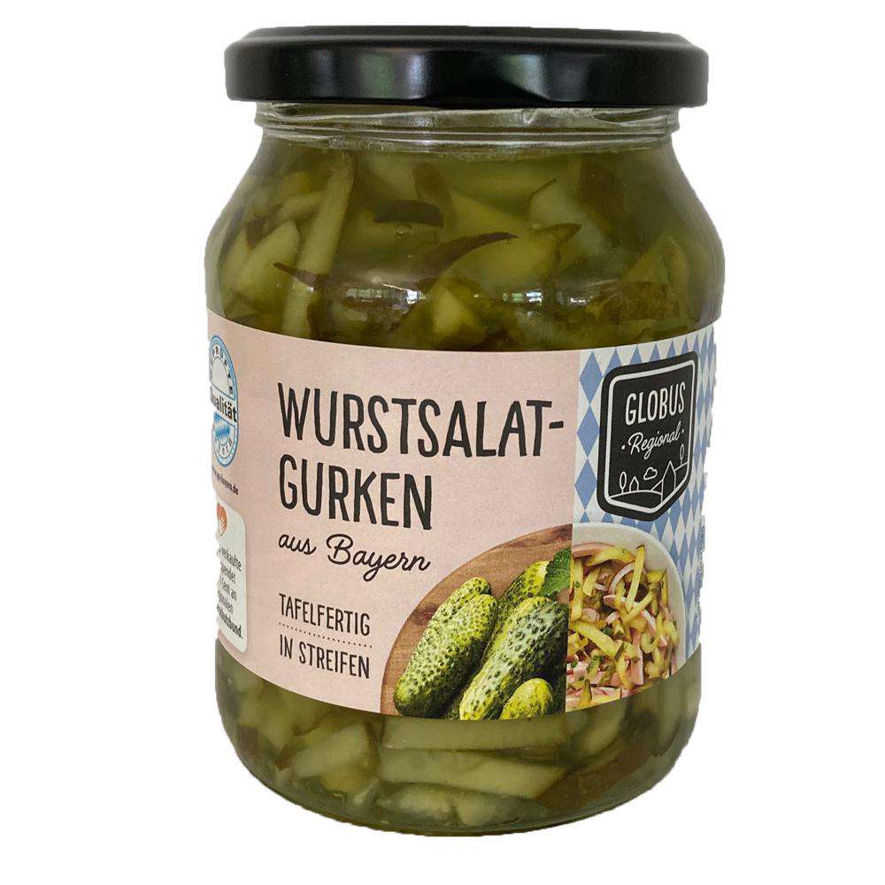 Produktabbildung GLOBUS Regional Gurken für Wurstsalat, tafelfertig in Streifen