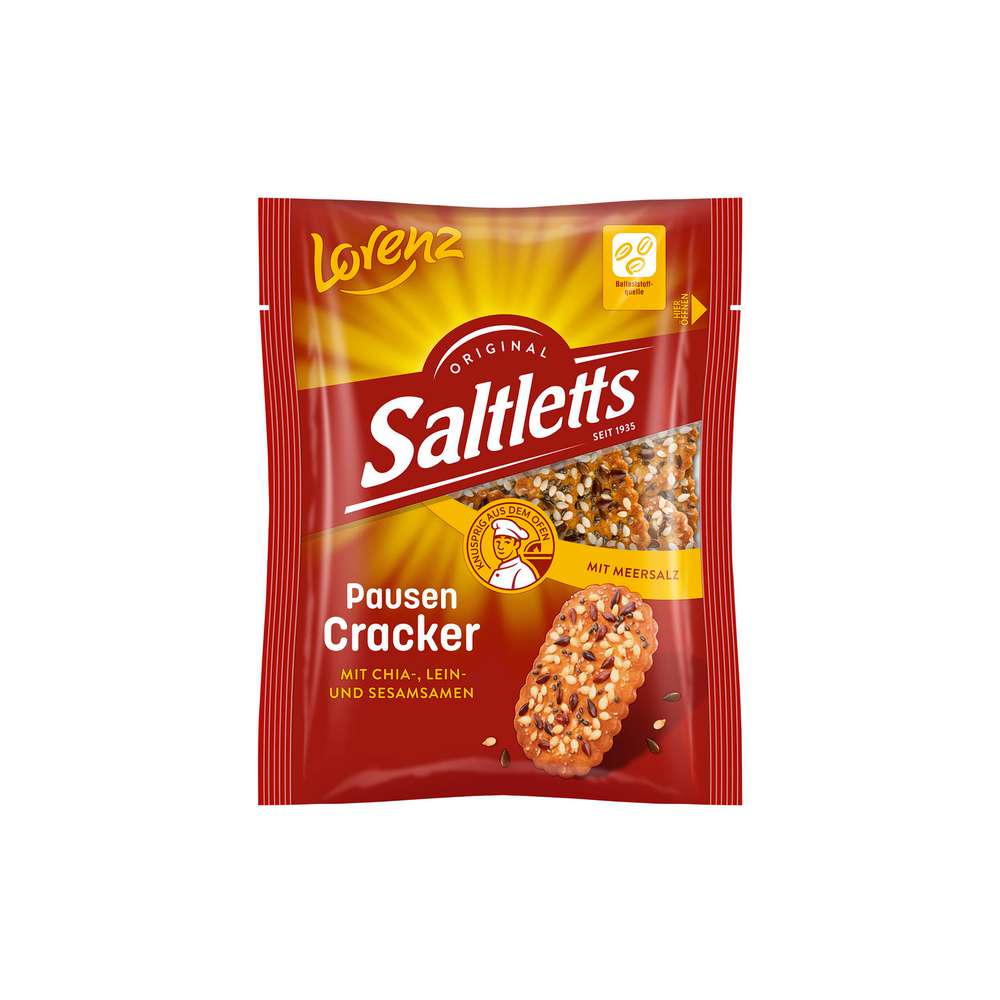 Produktabbildung Lorenz Vollkorn-Gebäck Saltletts, Pausencracker