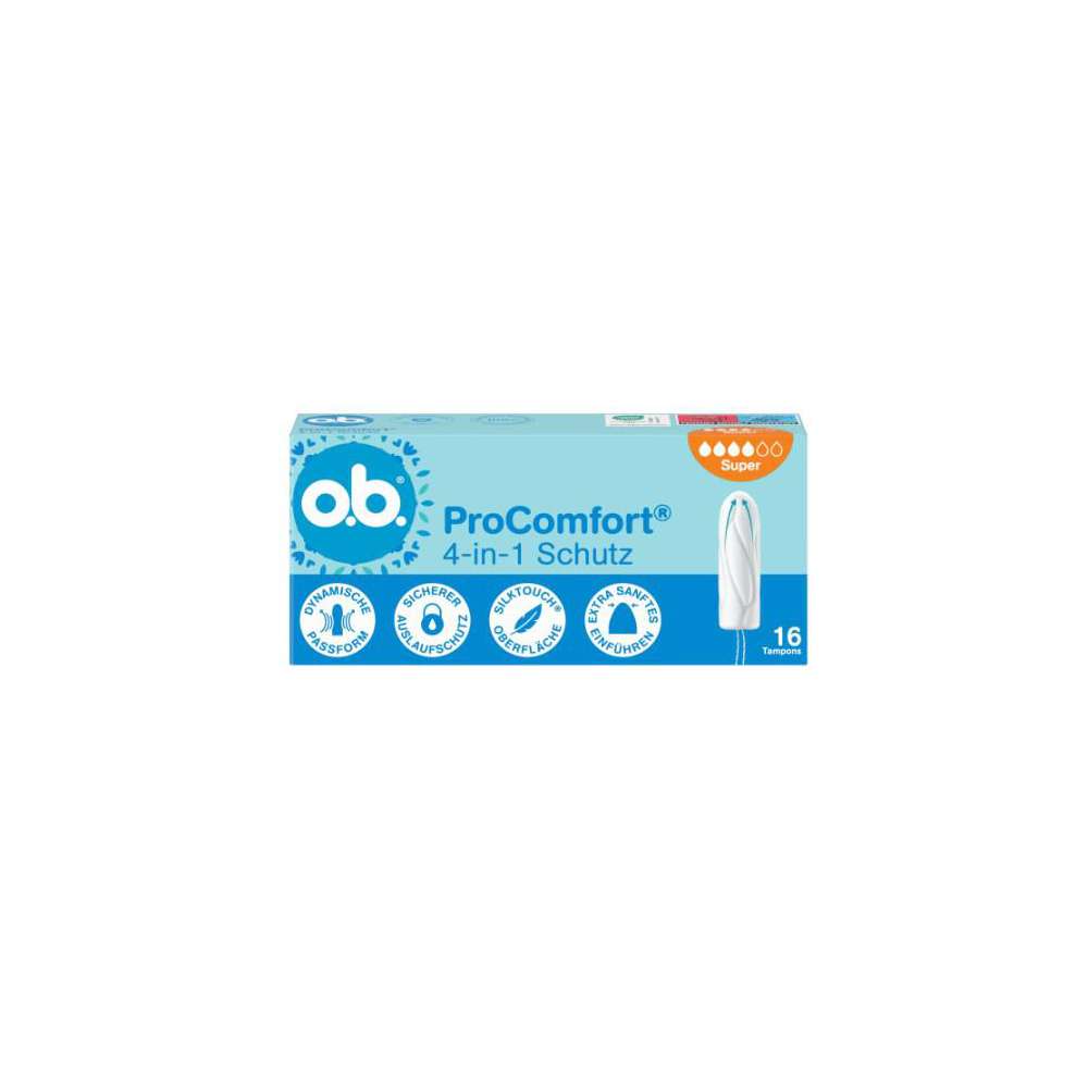 Produktabbildung o.b. Tampons ProComfort, Super