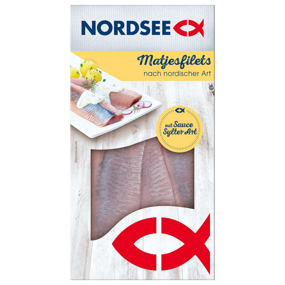Produktabbildung Nordsee Matjesfilet nordische Art mit Sylter Sauce