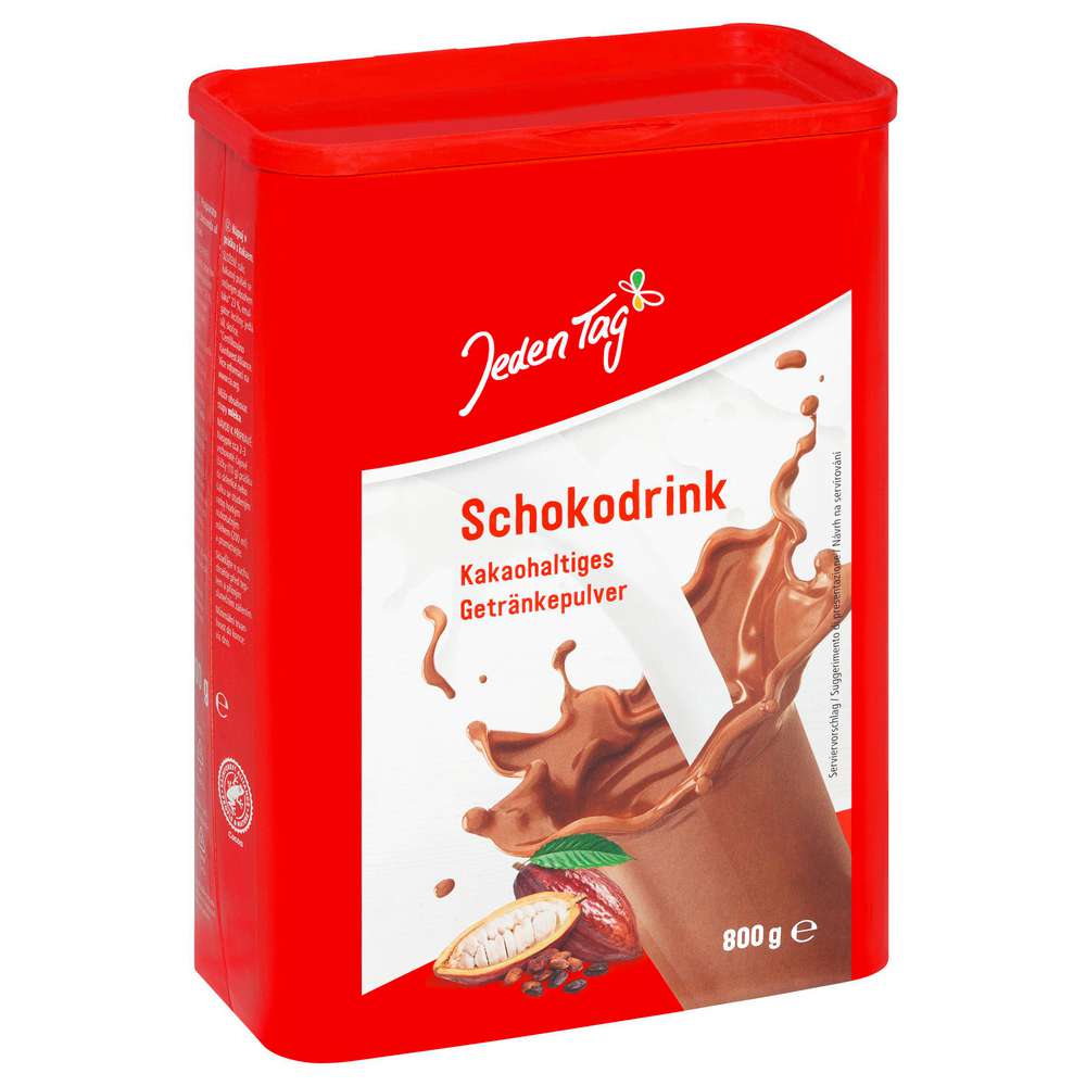 Produktabbildung Jeden Tag Schokodrink Getränkepulver